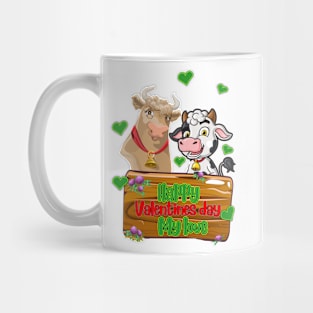 Cow - Happy Valentine's day -Happy Valentines Day My love Mug